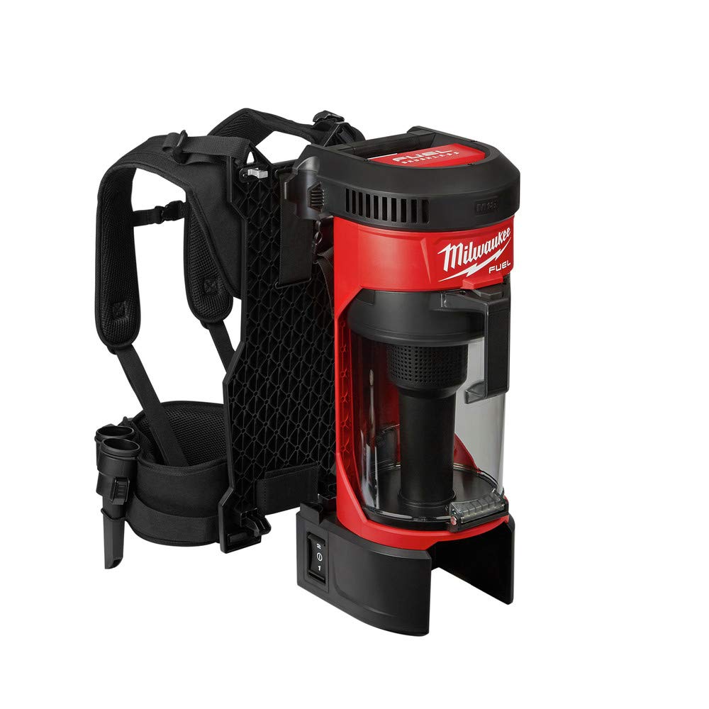 Milwaukee 0885-20 M18 FUEL 3-in-1 Backpack Vacuum (Tool Only) - Powerful Cordless Cleaning for Construction Sites, Workshops & Home Renovations