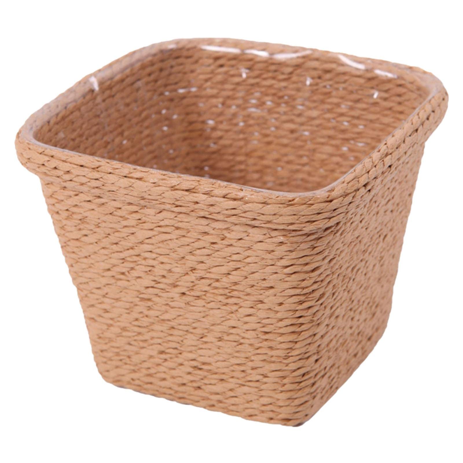 Natural Woven Seagrass Storage Baskets - Eco-Friendly Wicker Organizing Bins for Laundry, Bathroom, Pantry & Closet | Perfect for Home Organization & Shelf Decor
