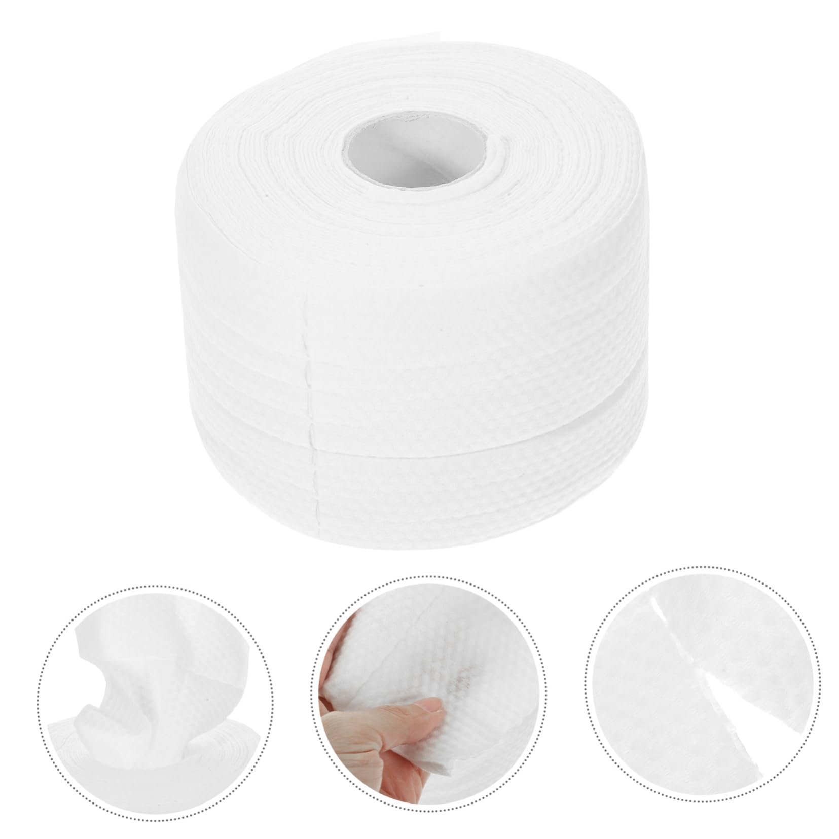 1 Pack Soft Cotton Facial Cleansing Towel - Gentle Makeup Remover & Cosmetic Wipes - Reusable White Face Towel for Daily Skincare & Travel Essentials