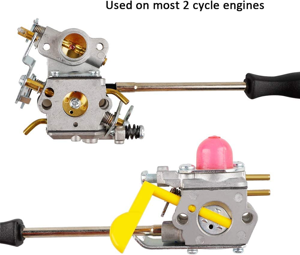 21-Splined A-Circle Carburetor Adjustment Tool Kit - Small Engine Carburetor Tune Up Screwdriver Set for Lawn Mowers, Motorcycles & ATVs - Perfect for Carb Adjustment, Maintenance & Repair