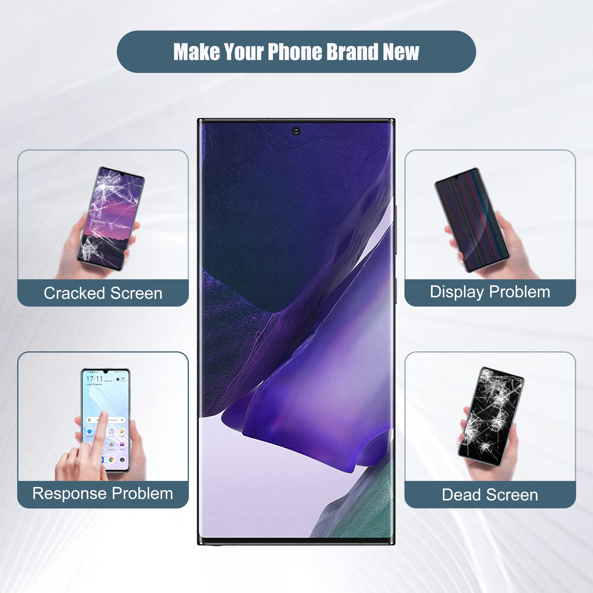 Samsung Galaxy Note20 Ultra 5G AMOLED Display Replacement (SM-N986B/SM-N986U) - 6.9