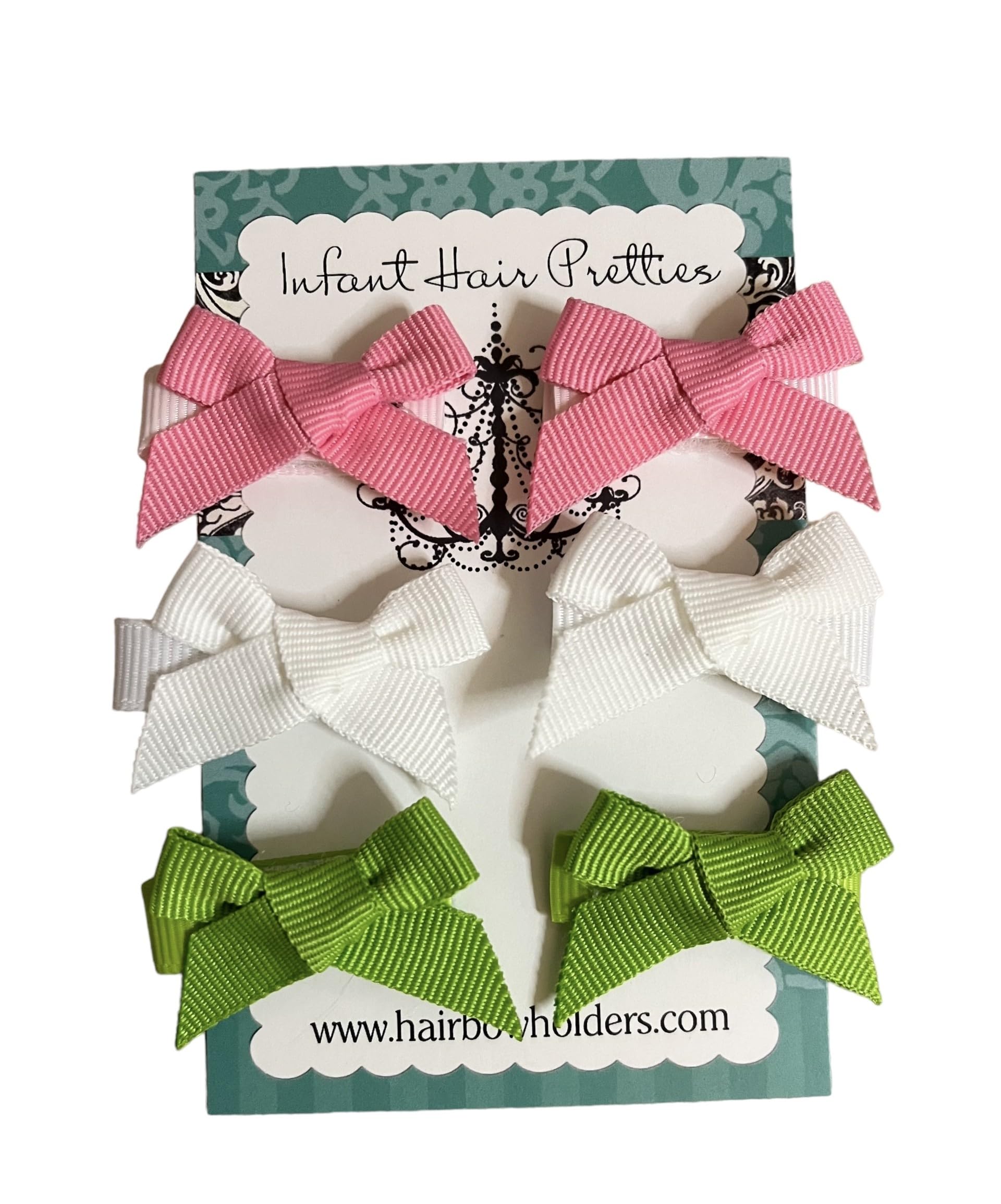 Self-Fastening Hair Bows for Baby Girls | Soft Toddler Hair Accessories | Newborn Hair Clips | Perfect Baby Shower Gift (Pink) - Ideal for Special Occasions, Photo Shoots & Daily Wear