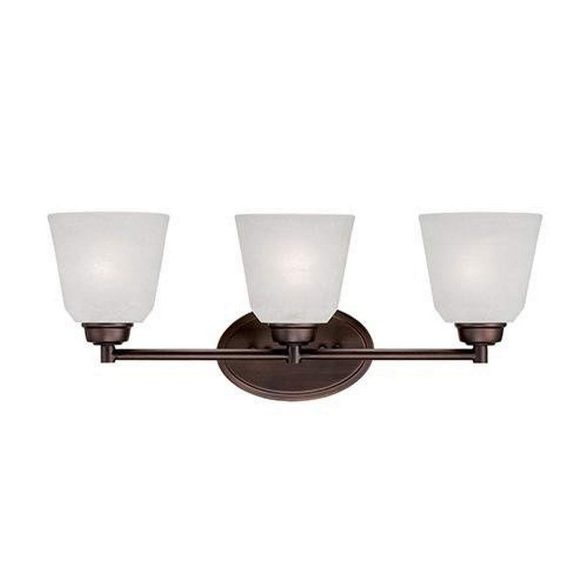 Millennium 3223-RBZ Three Light Vanity in Bronze/Dark Finish - Modern Bathroom Lighting Fixture for Makeup, Shaving & Grooming
