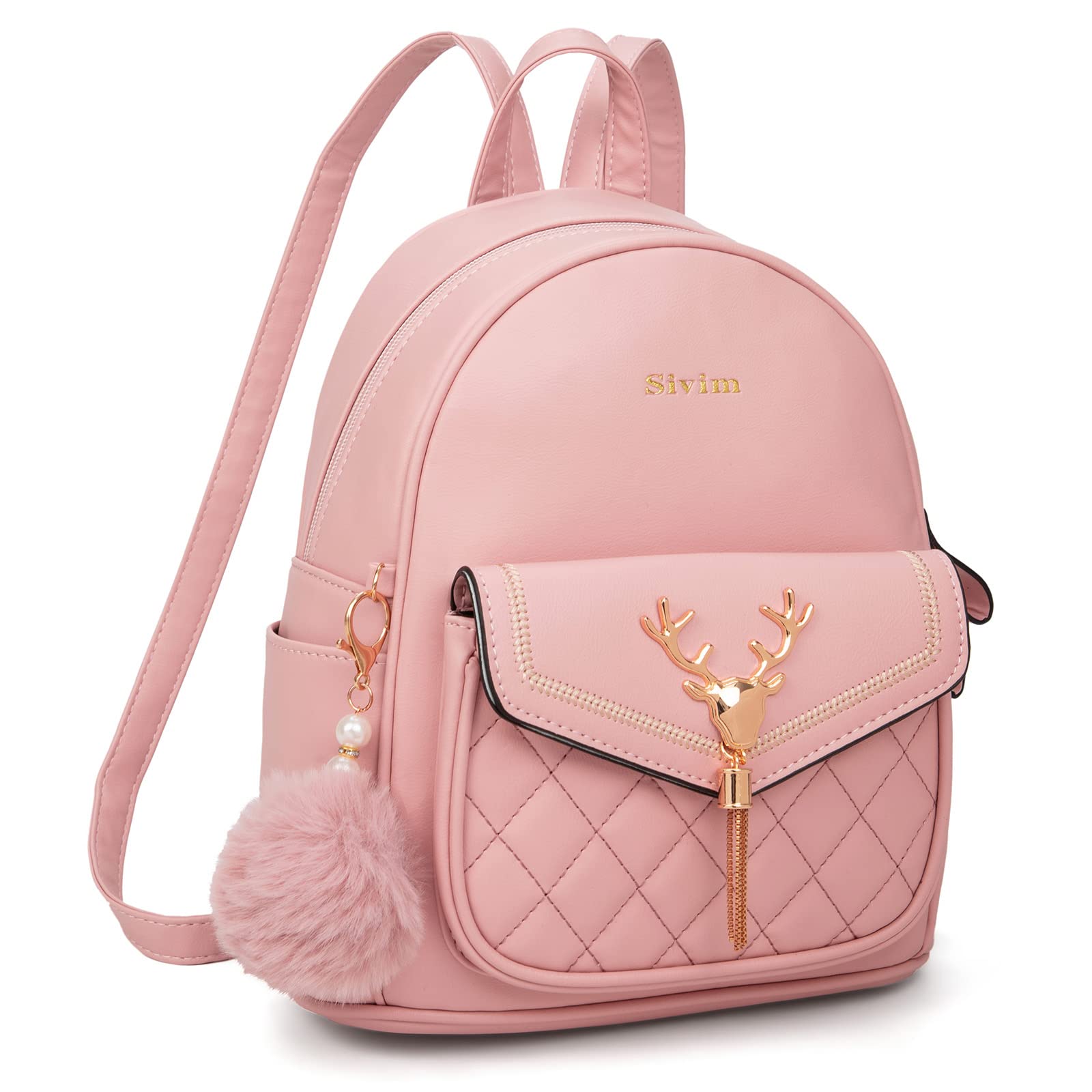 Stylish Mini Leather Backpack for Women & Teen Girls - Lightweight Travel Purse, Designer Bookbag & Fashion Satchel - Perfect for School, Work, Travel & Daily Use
