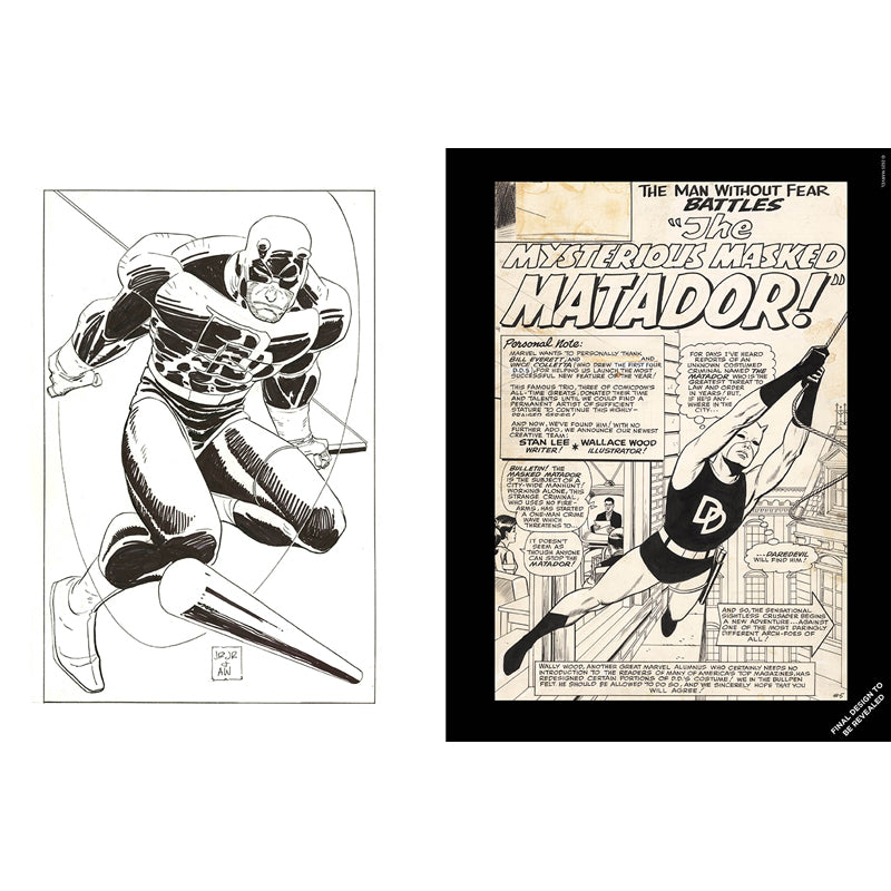 Marvel’s Daredevil: The Illustrated History Book - Collectible Comic Art & Character Guide for Fans | Perfect for Gifts, Home Decor, and Comic Book Collections