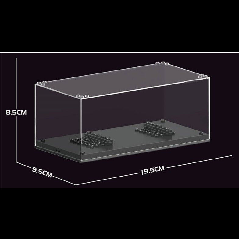 MOULD KING 27000 Mini Car Display Case with LED Lights - Showcase Your Collectible Cars in Style | Perfect for Home, Office & Gift Giving