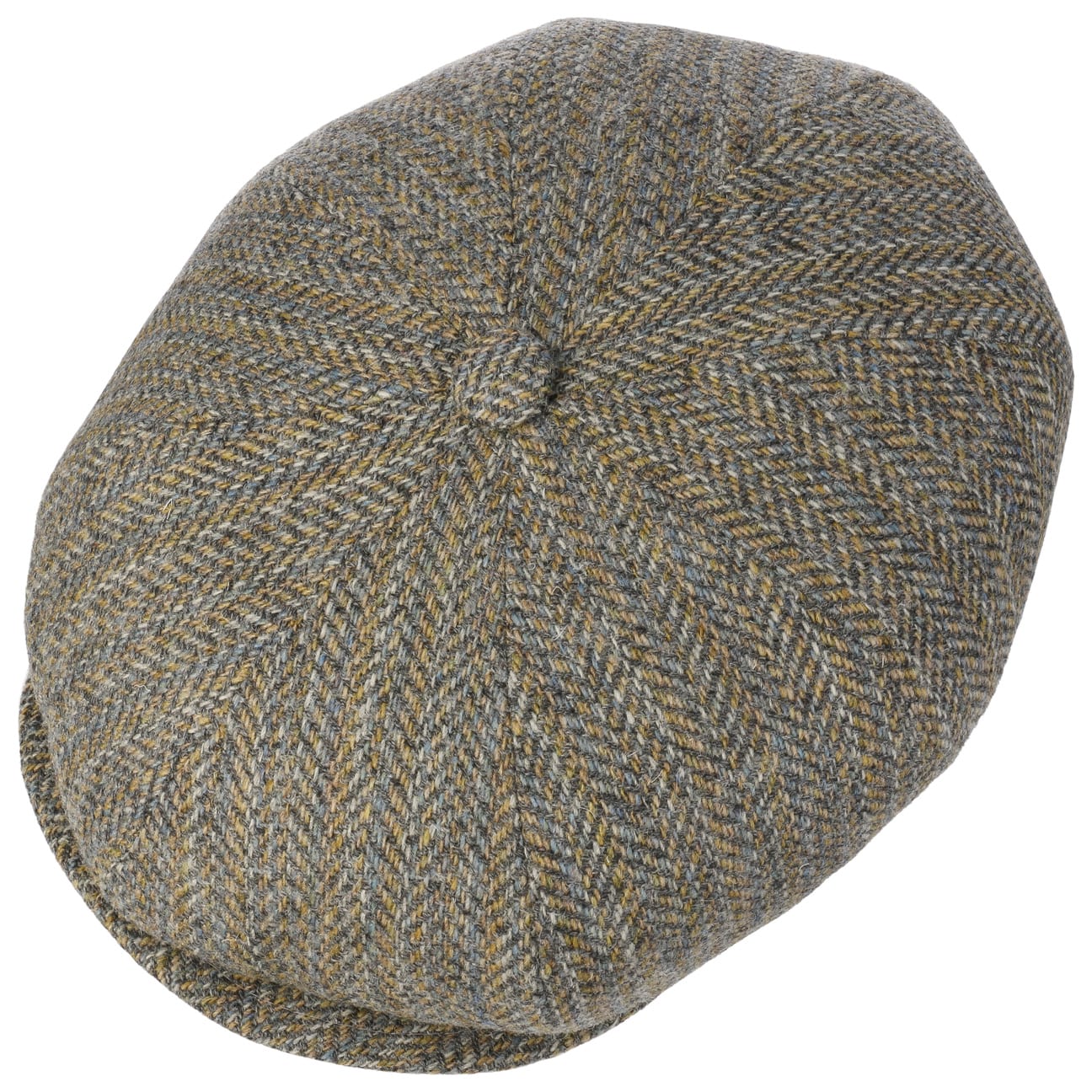 Bailey 1922 Galvin Stripe Herringbone Flat Cap - Classic Wool Ivy Newsboy Hat for Men | Perfect for Fall, Winter & Outdoor Activities