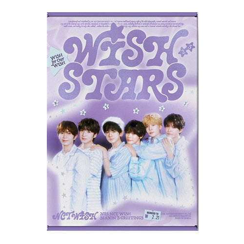 NCT WISH 2025 Season's Greetings Photocard Set with POB - Kpop Merchandise for Fans, Collectors & Gift Giving