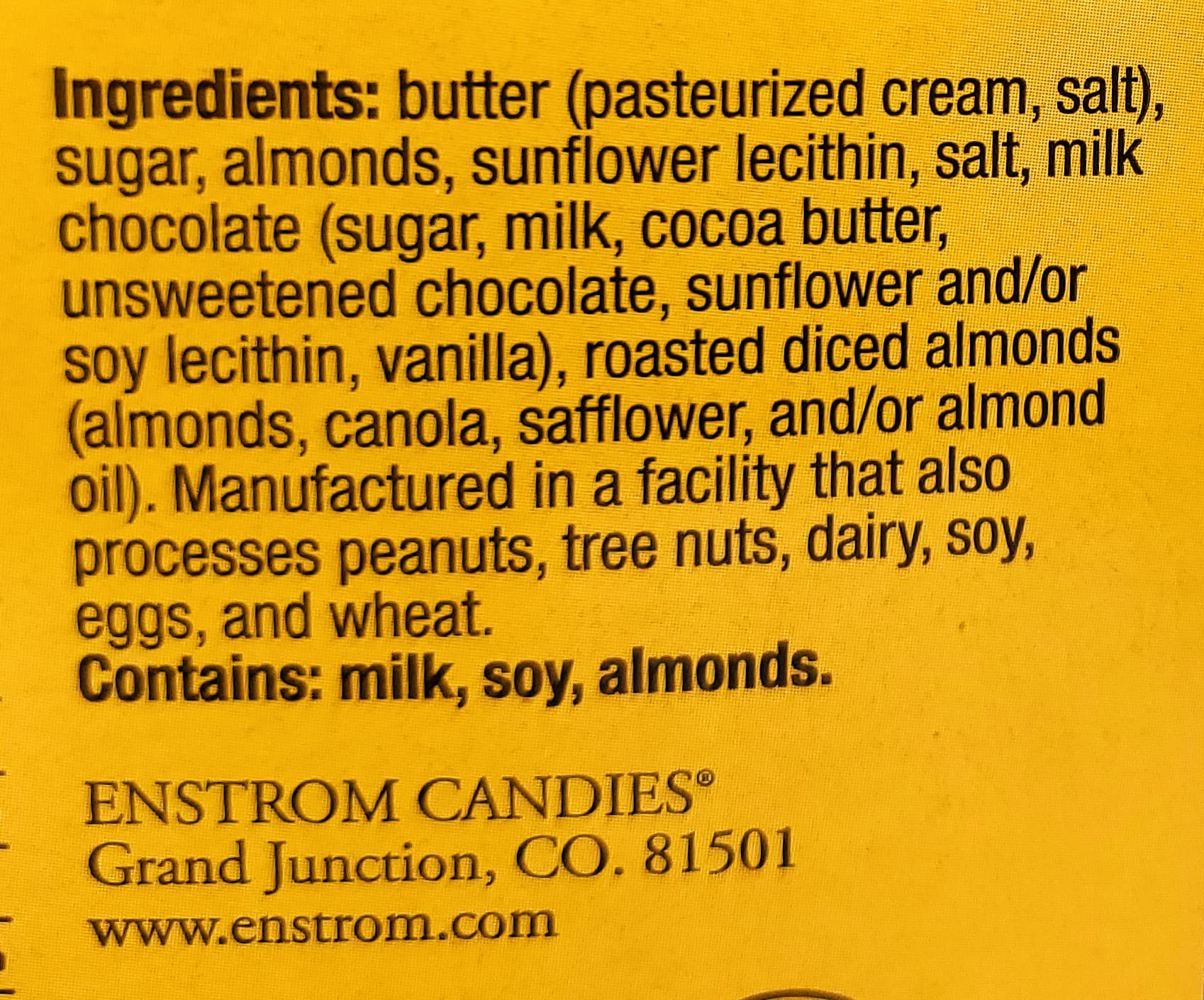Premium Almond Toffee Tub - Creamy Milk Chocolate, 2.5lb Bulk Candy | Perfect for Holiday Gifts, Party Favors & Sweet Treats at Home