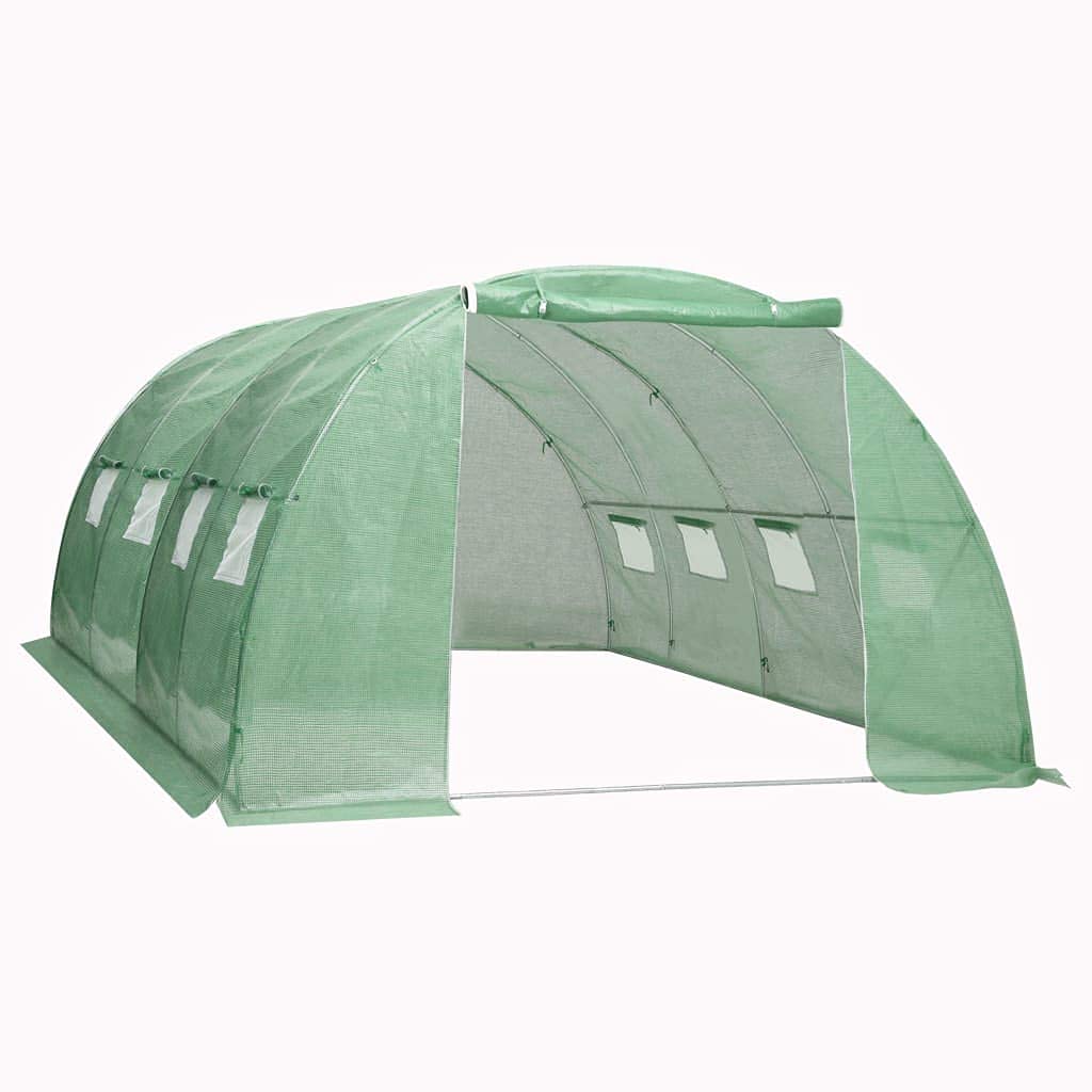 Premium Walk-in Greenhouse Tent - 172.2 ft² Outdoor Plant Gardening Canopy with Roll-Up Doors & Windows (13.1'x13.1'x6.6') | Ideal for Backyard Gardening, Plant Protection & Year-Round Growing | Fast Shipping Available