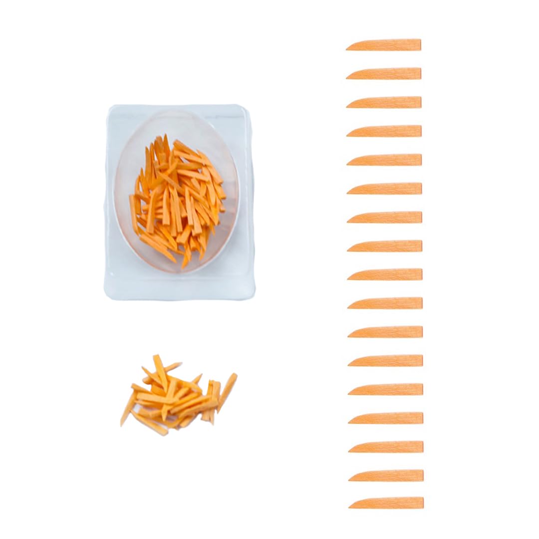 400PCs Dental Grade Assorted Wooden Wedges | Professional Interdental & Interproximal Wedges for Teeth Restoration | Disposable Dental Wedges for Fillings, Crowns & Bridges | Dentist-Approved for Secure & Comfortable Dental Procedures