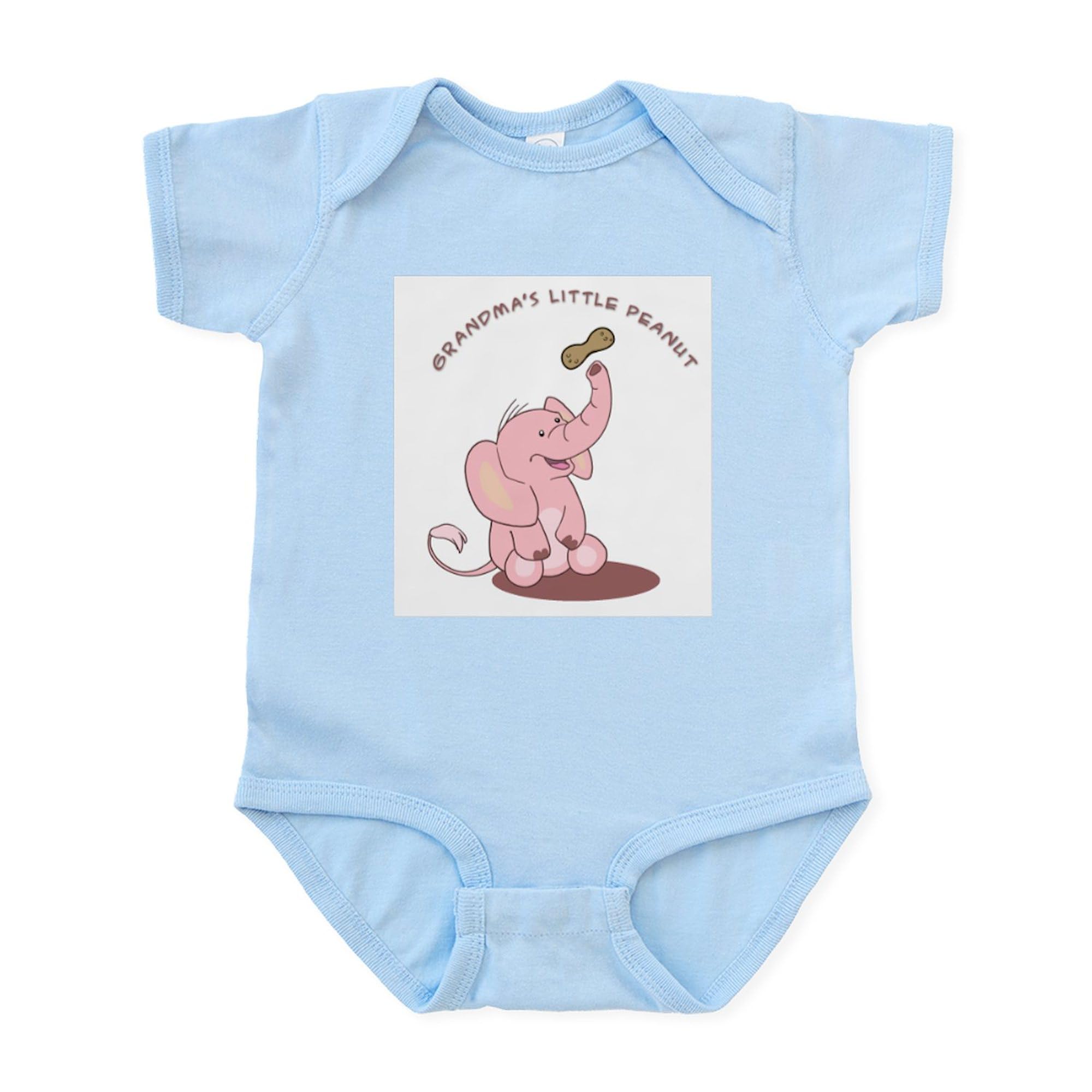 Grandma's Little Peanut Baby Bodysuit - Cute Infant Romper Onesie for Newborns & Toddlers | Perfect for Family Photos, Playdates & Special Occasions