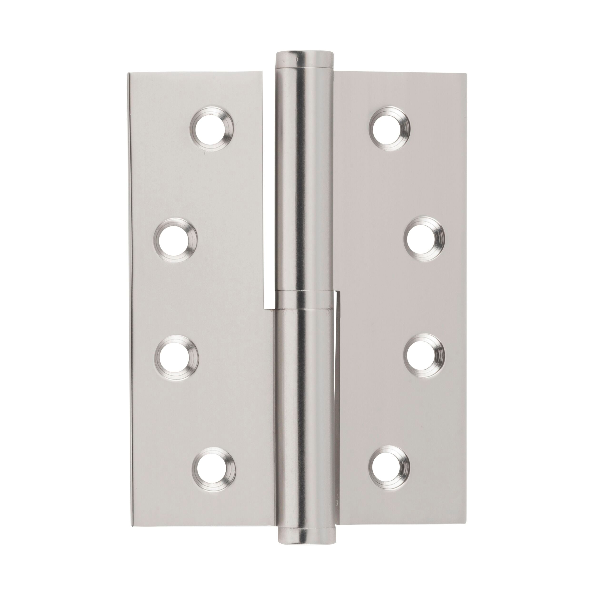 2745 Right Hand Hinge Lift Off Satin Nickel H100xW75mm - Perfect for Cabinet Doors, Furniture & DIY Home Improvement Projects