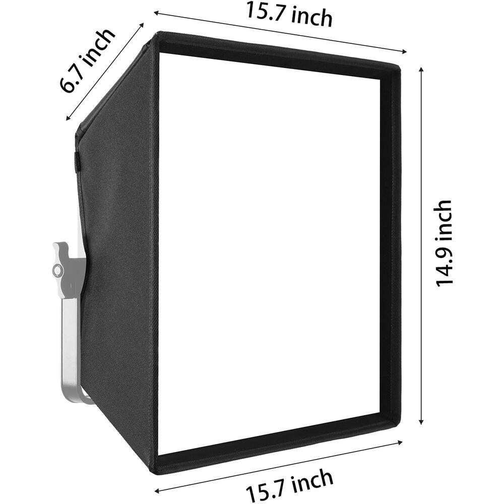 GVM Softbox Lighting Diffuser for 672S, MB832, 50RS, 520LS, 520S, 1200D LED Panels - Perfect for Photography, Videography, and Studio Lighting