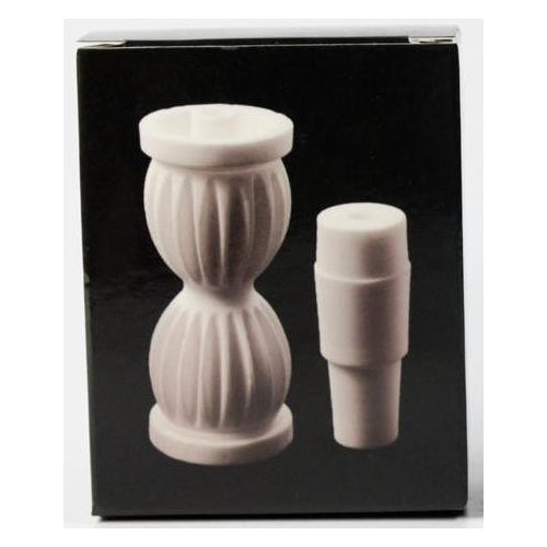Premium Ceramic Dab Nail & Rig Adapter Kit - 14mm/18mm Glass Joint Compatibility for Concentrates | Perfect for Home Use, Parties & Cannabis Enthusiasts