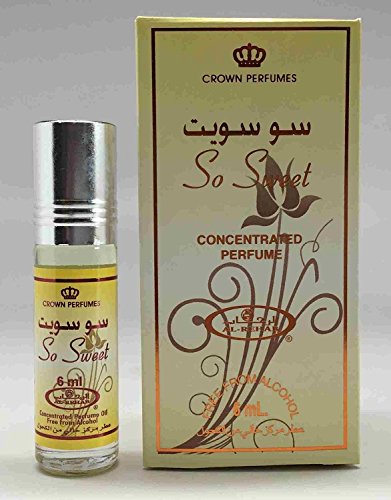 Al-Rehab So Sweet Perfume Oil - 6ml (.2 oz) Long-Lasting Fragrance for Women, Daily Wear & Special Occasions