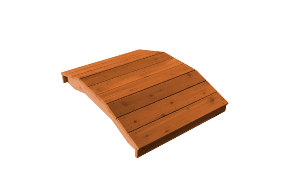 Premium Wooden Plank Bridge for DIY Projects, Garden Decor, and Model Train Scenes - Durable Natural Wood Miniature Bridge for Crafts, Landscaping, and Railroad Displays