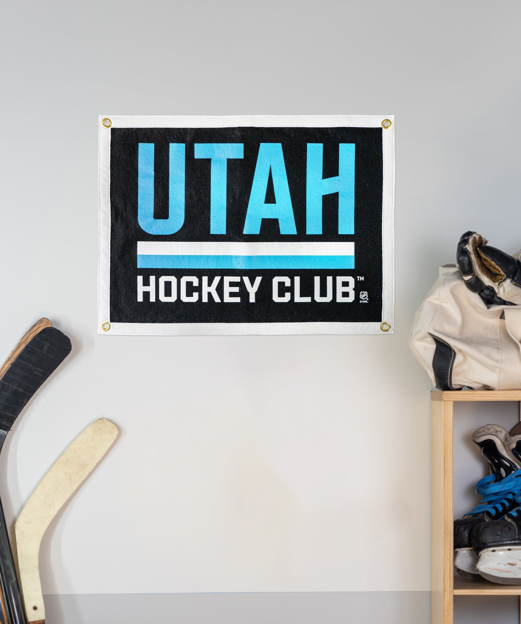 Utah Hockey Club Camp Flag – Officially Licensed NHL® x Oxford Pennant – Perfect for Game Day, Tailgating & Fan Cave Decor