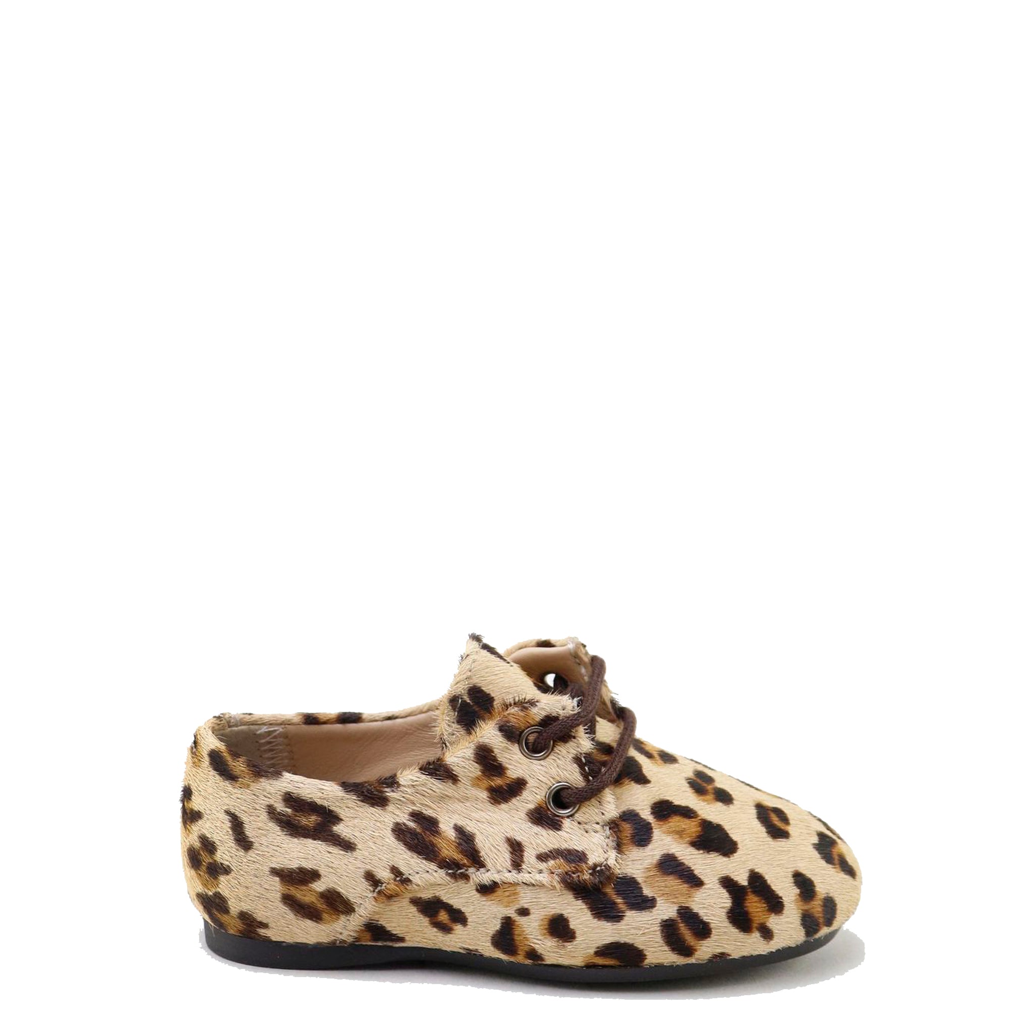 Leopard Print Pony Hair Derby Shoes for Women - Stylish & Comfortable Loafers for Casual Outfits, Office Wear & Party Occasions