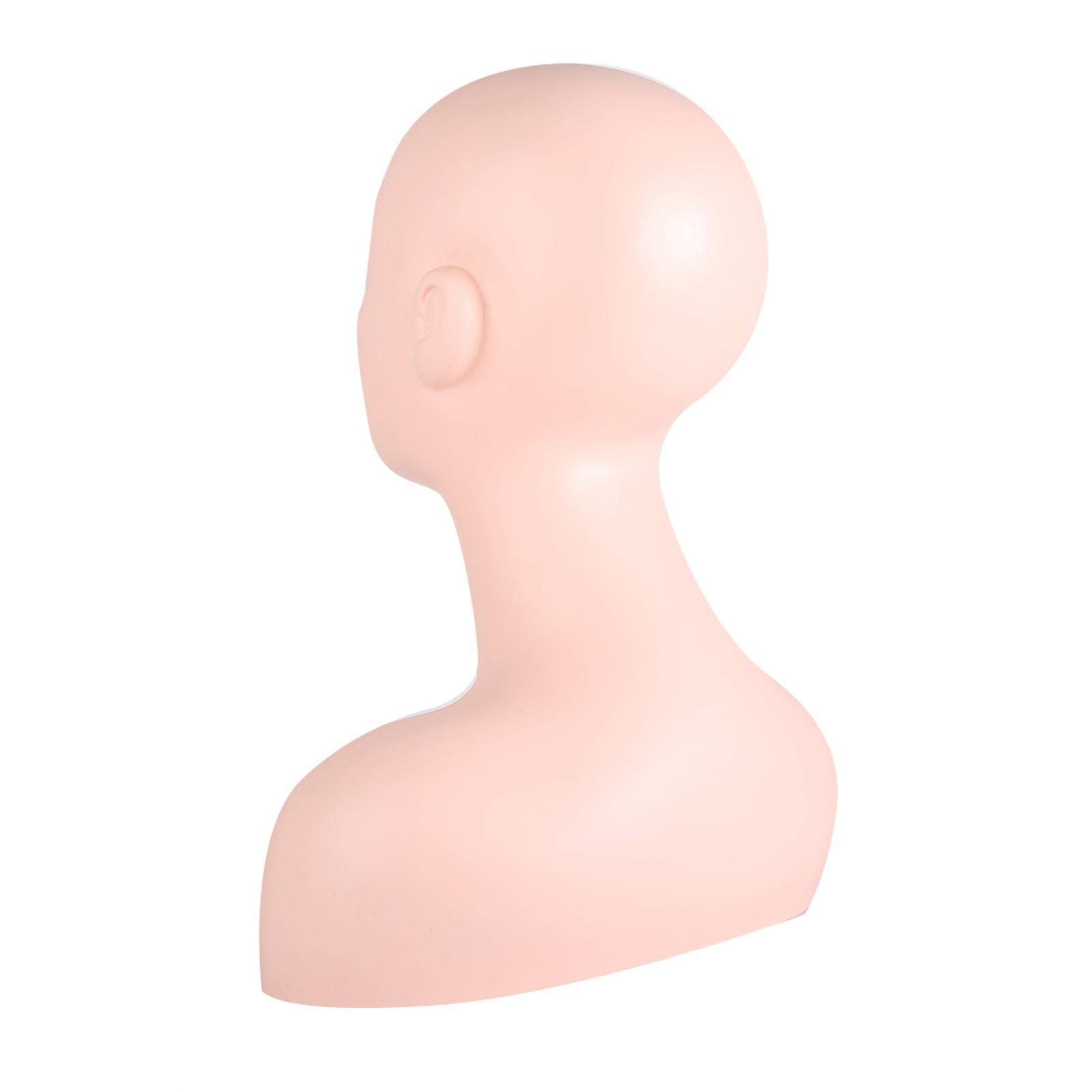 Professional Lash Practice Mannequin Head - Life-Size Multi-Functional Training Head for Eyelash Extensions, Makeup & Tattoo Artists | Perfect for Salon, Beauty School & Home Practice
