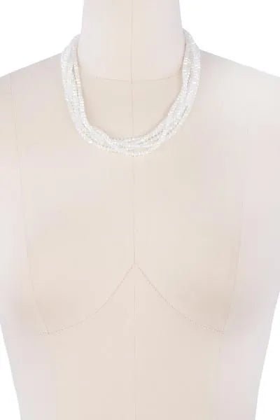 Elegant Short Crystal Pearl Necklace for Women - Perfect for Weddings, Parties & Everyday Wear