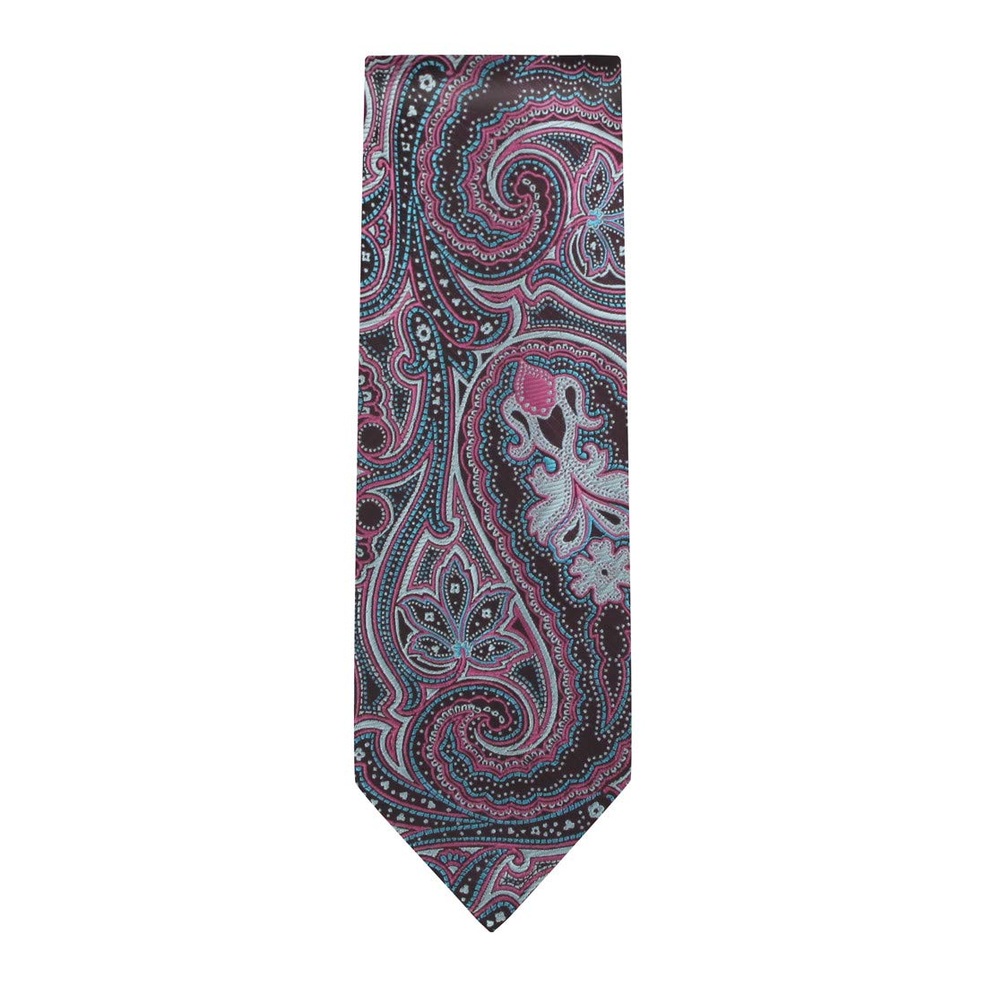 Epoint Men's Formal Paisley Microfiber Tuxedo Vest & Necktie Set - Perfect for Weddings, Prom, and Business Events