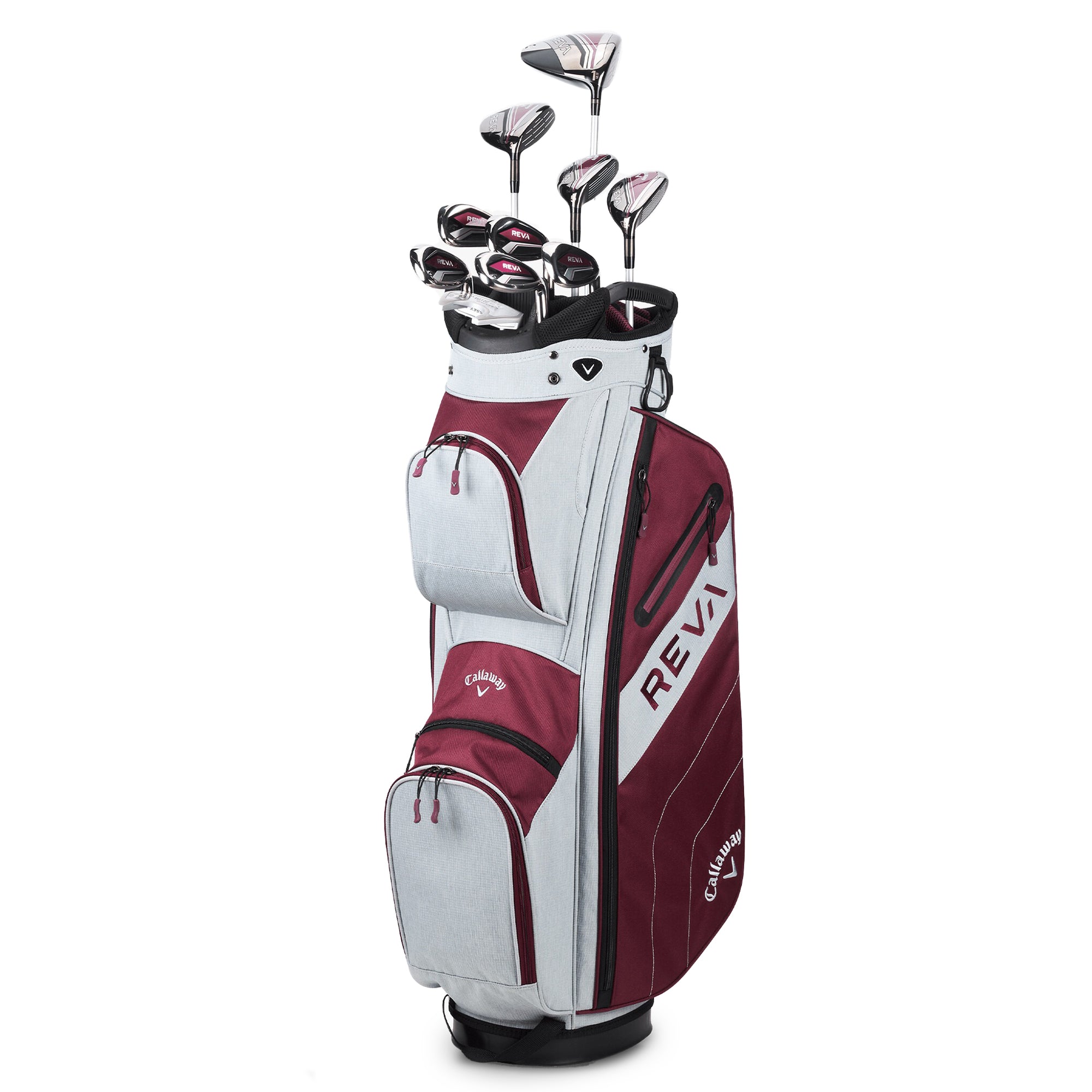 Callaway Reva Graphite 11-Piece Women's Right-Handed Complete Golf Club Set - Perfect for Beginners & Recreational Golfers on the Course