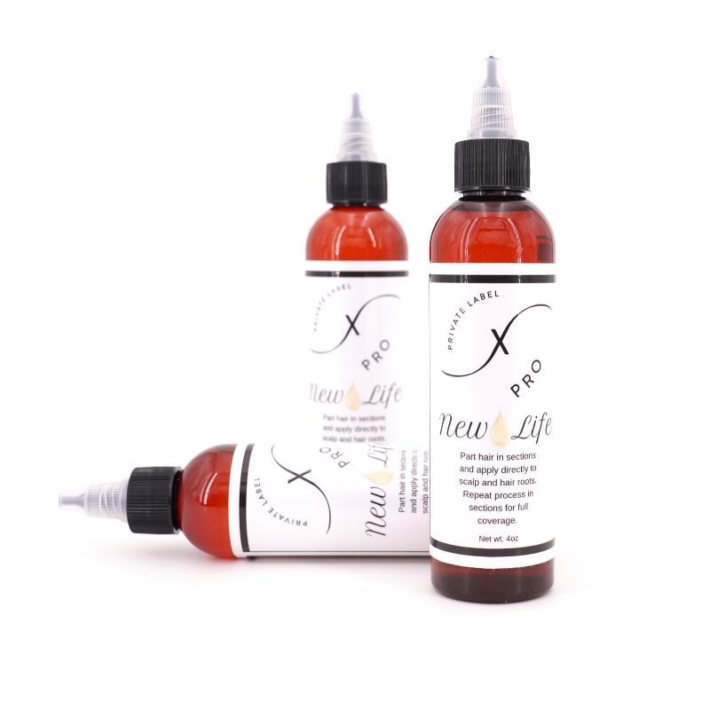 New Life Hair Growth Serum for Thicker & Longer Hair - Natural Hair Regrowth Treatment for Men & Women - Use for Thinning Hair, Bald Spots & Healthy Scalp Care