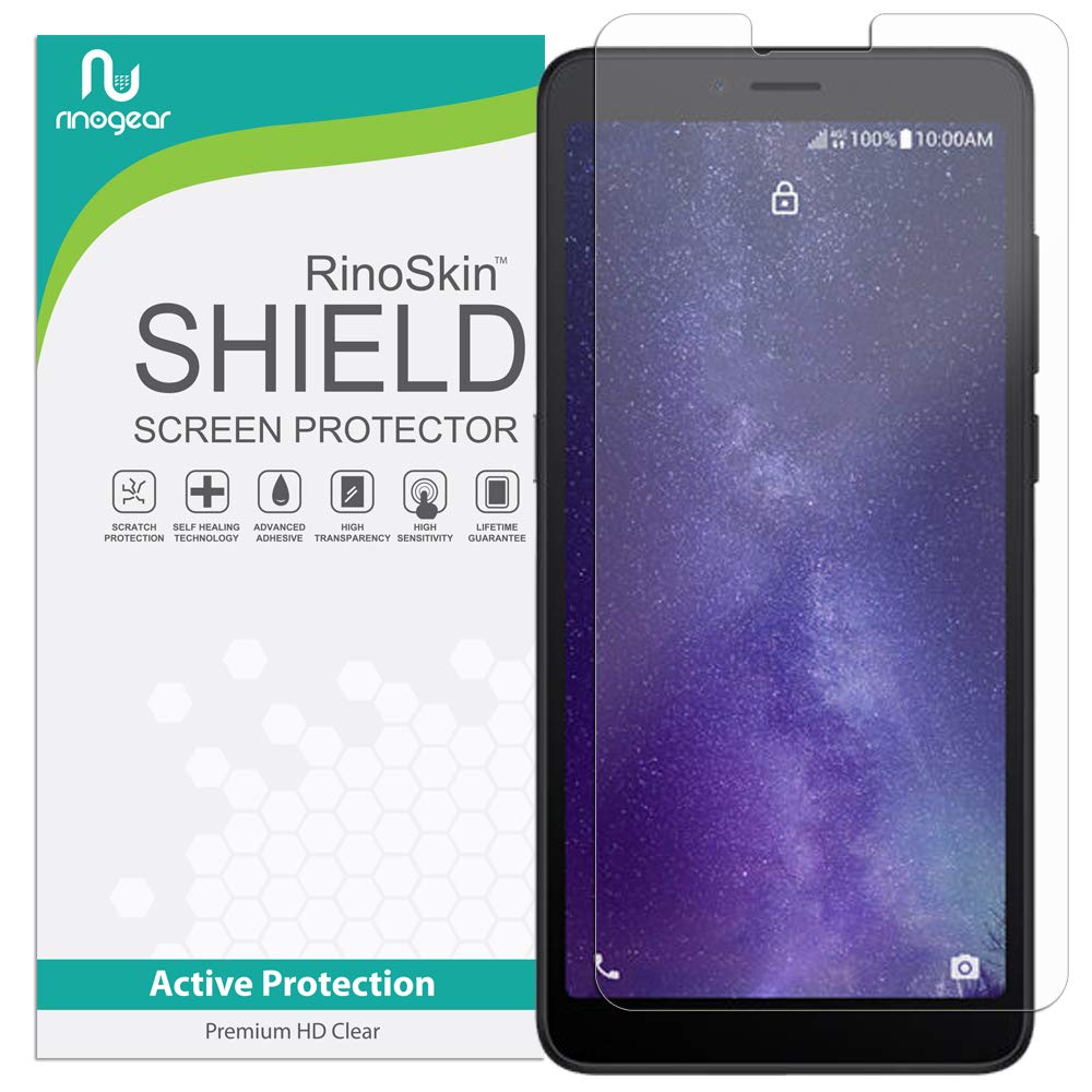 RinoGear Screen Protector for TCL SIGNA - Case Friendly Flexible TPU Film with Full Wet Install Kit & Solution Spray - Anti-Scratch Protection for Everyday Use at Home, Work or Travel