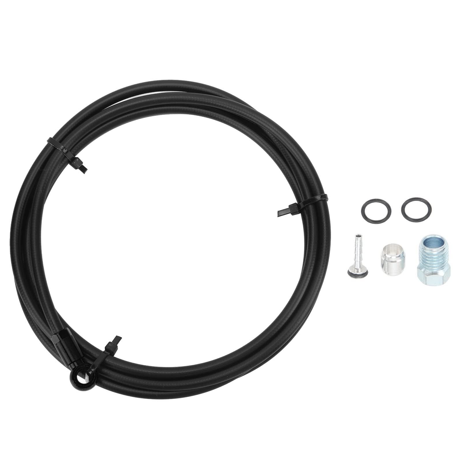 Alomejor Hydraulic Disc Brake Hose Kit - High Performance Bike Brake Hose with Connection Insert Kit for Mountain Bikes, Road Bikes & E-Bikes - Perfect for Off-Road Cycling, Commuting & Urban Riding