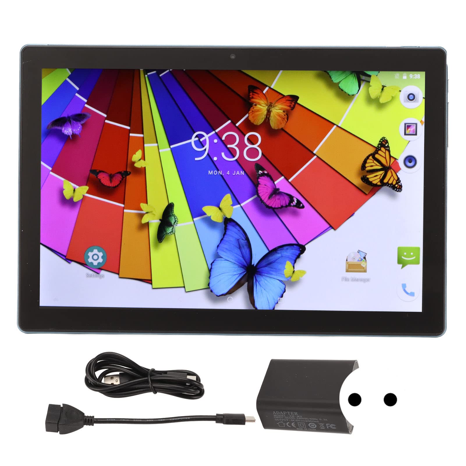 10.1 Inch Android Tablet - 8GB RAM 256GB ROM, 5G WiFi Octa-Core Portable Tablet with 8800mAh Battery (15 Days Standby), 1080x1920 IPS Screen - Perfect for Work, Study & Entertainment