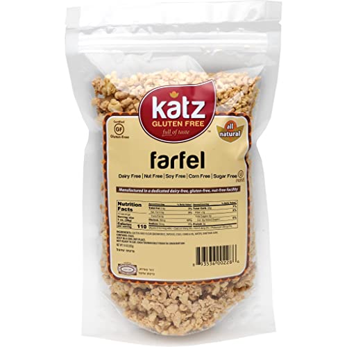 Katz Gluten Free Farfel - 6 Pack (10 Oz Each) | Dairy Free, Nut Free, Soy Free & Kosher Certified | Perfect for Passover, Jewish Holidays & Gluten-Free Baking