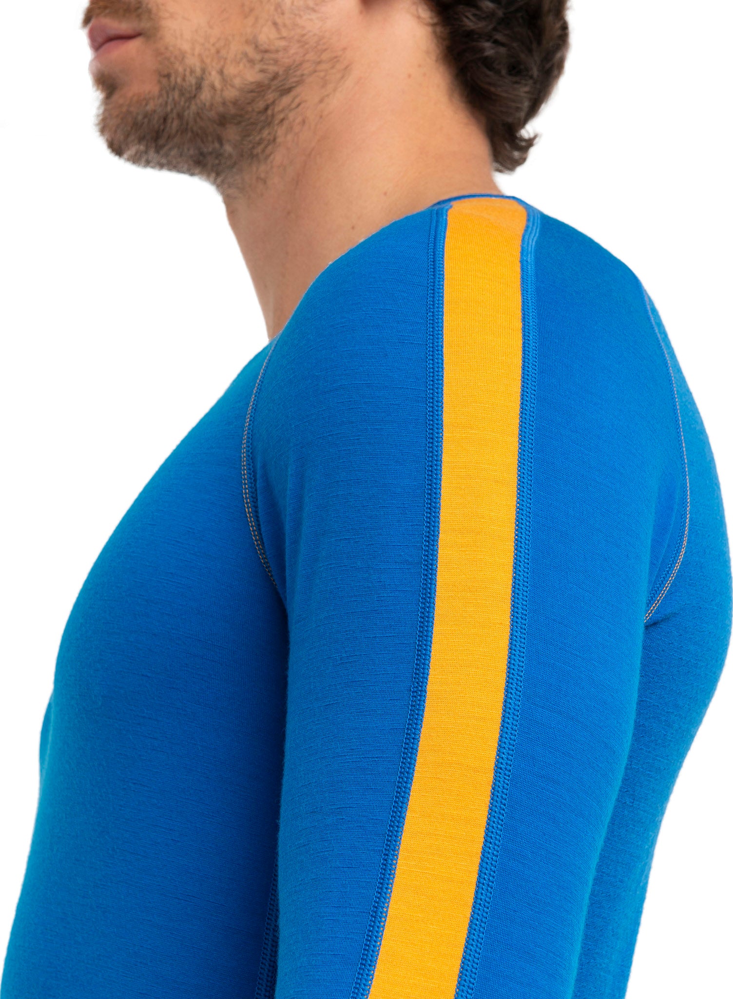 200 ZoneKnit Long Sleeve Crewneck Thermal Top for Men - Warm Winter Base Layer for Outdoor Activities & Cold Weather Sports