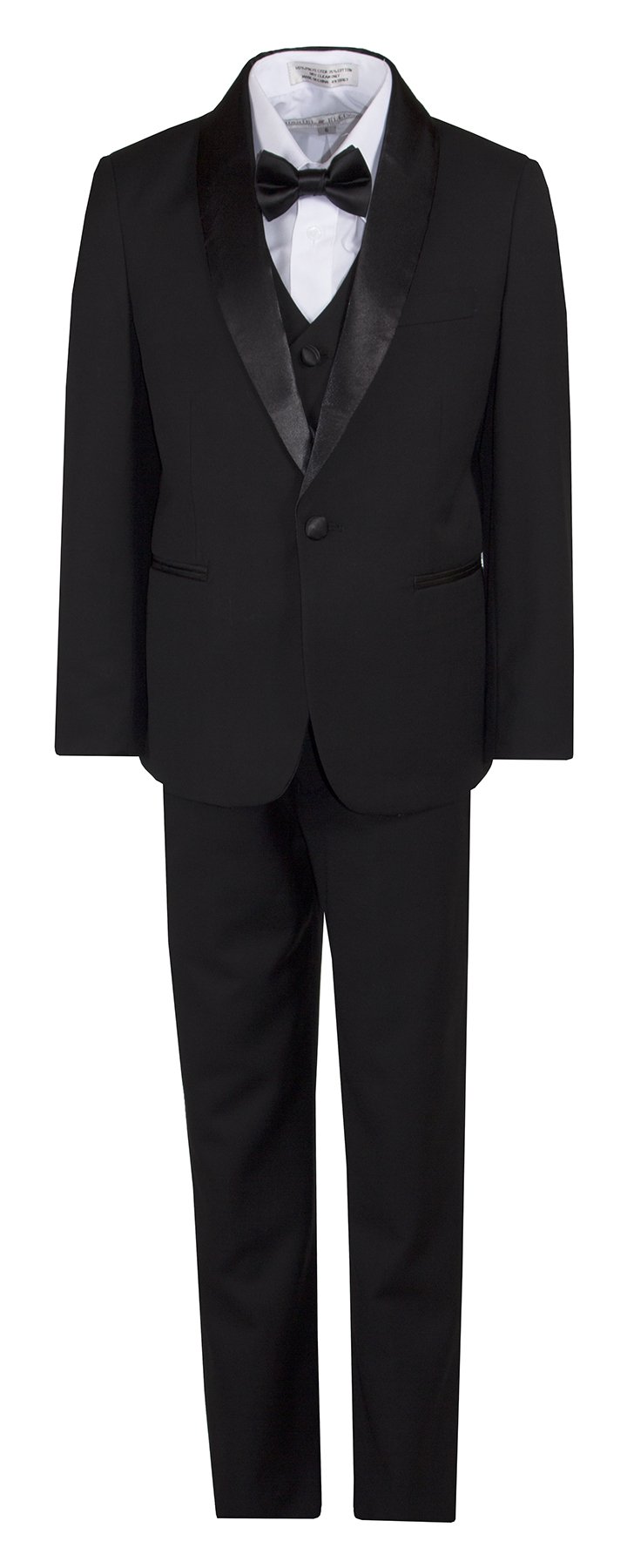 Tuxgear Boys Slim Fit Shawl Collar Dinner Suit for Kids | Formal Wear in Multiple Colors | Perfect for Weddings, Prom & Special Occasions