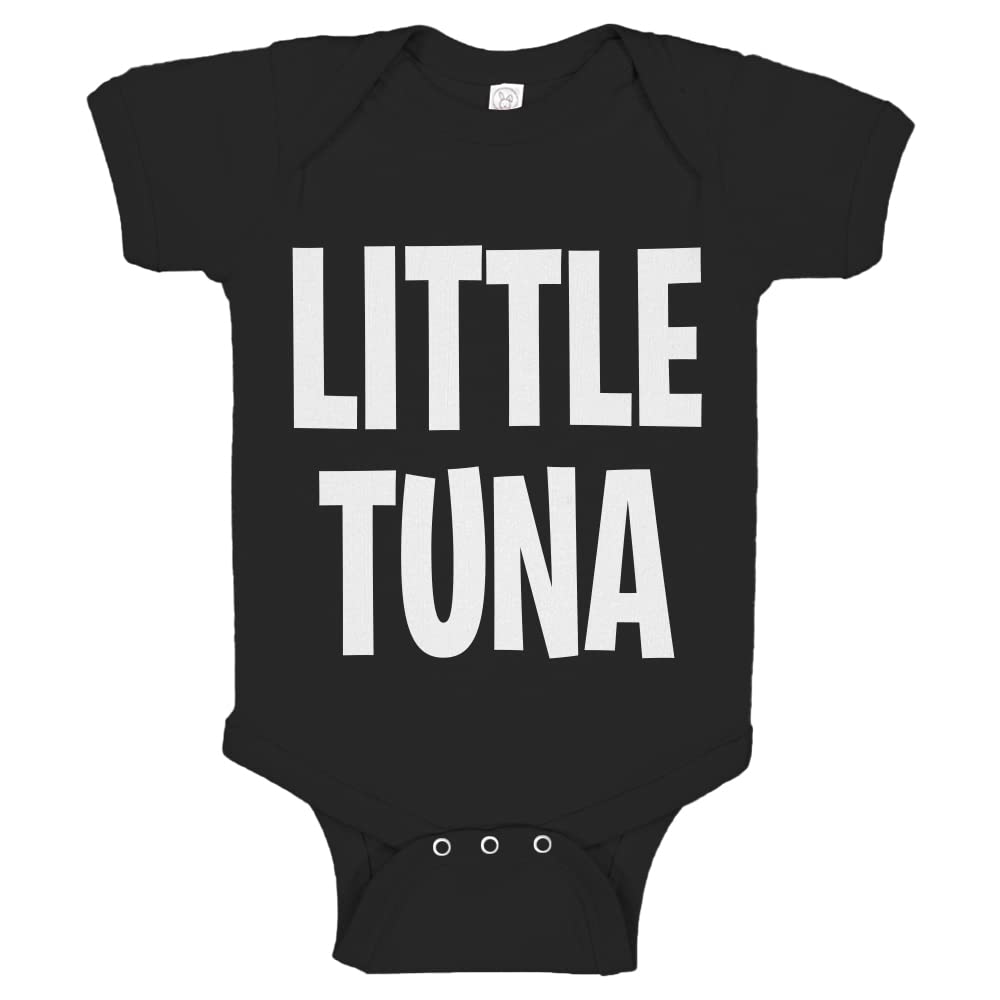 Baby Romper Little Tuna - 100% Cotton Infant Bodysuit for Newborns & Toddlers | Soft & Comfortable One-Piece Outfit for Playtime, Daycare & Family Photos