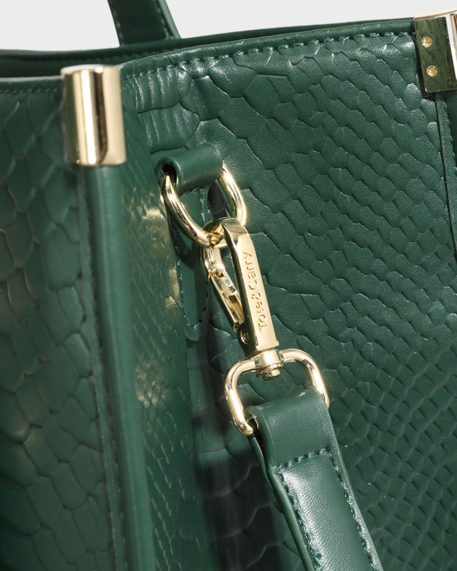 Apollo 1 Emerald Green Tote Bag for Women - Stylish & Durable Shopping, Beach & Work Bag - Perfect for Groceries, Travel & Everyday Use