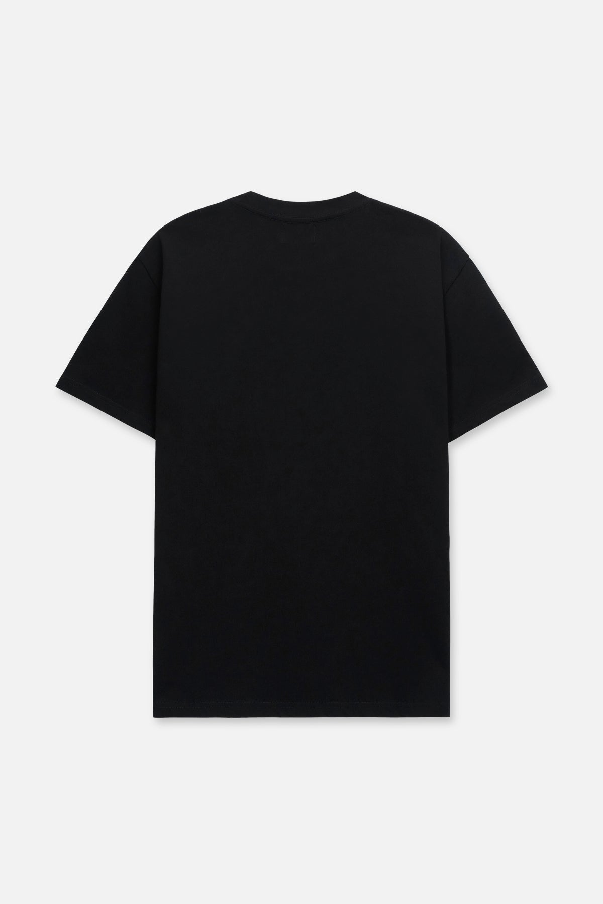 RICO Mock Neck Short Sleeve T-Shirt for Men - Black Collar with Logo Design | Casual Wear, Street Style, Everyday Outfits