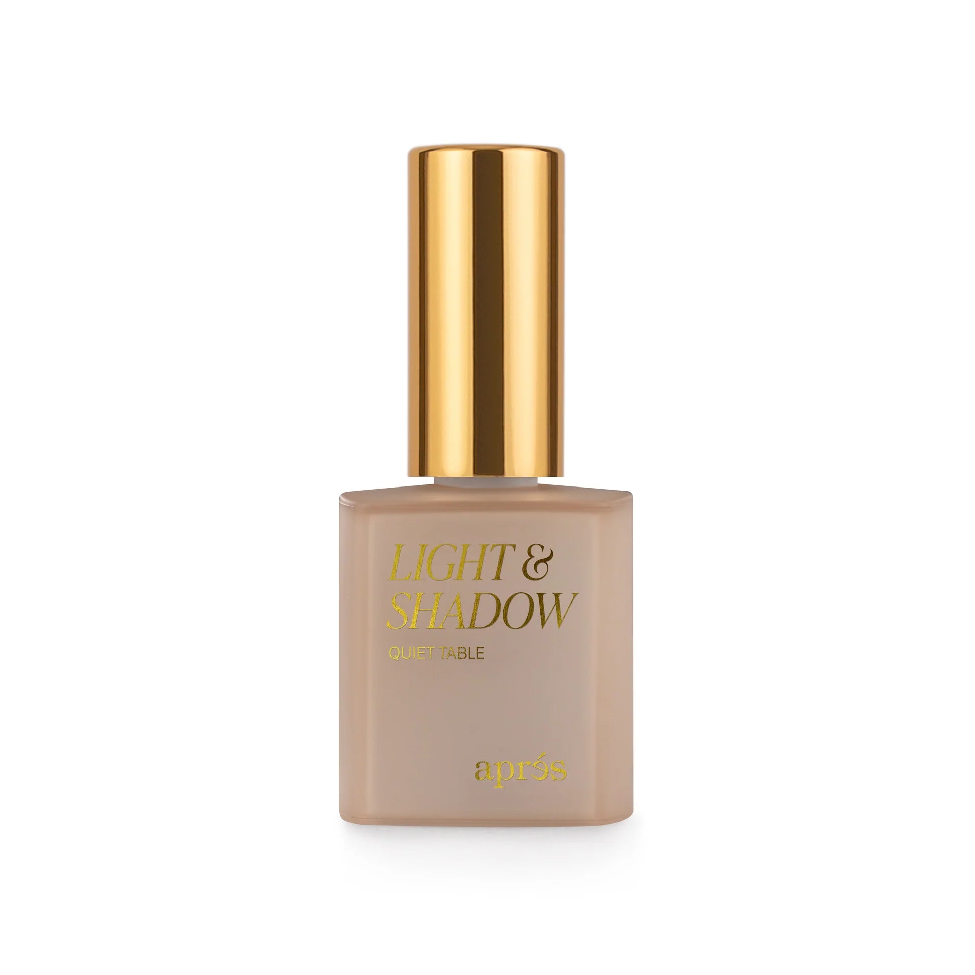 Apres Light & Shadow Sheer Gel Couleur 606 Quiet Table - Long-Lasting Nail Polish for Natural & Elegant Look - Perfect for Salon, Home Manicure & Special Occasions