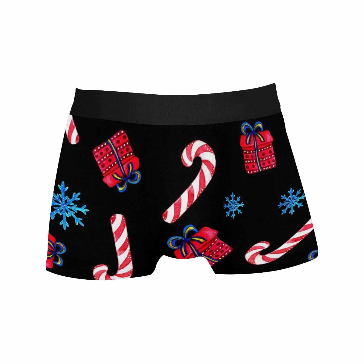 InterestPrint Men's Classic Fit Boxer Briefs - Soft Breathable Cotton Underwear with Chalkboard Doodle Design | Perfect for Everyday Wear, Gym & Travel
