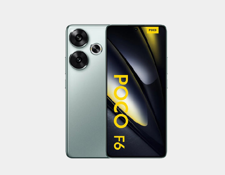 Xiaomi Poco F6 5G Smartphone - 256GB ROM 8GB RAM - Dual SIM GSM Unlocked - Green - Fast Performance for Gaming & Streaming