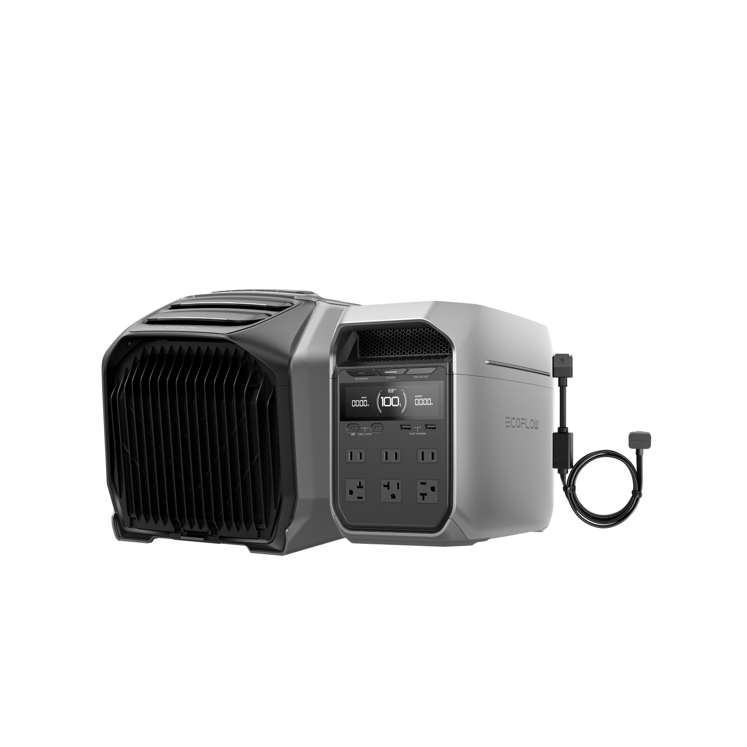 EcoFlow WAVE 3 Portable Air Conditioner - Compact & Powerful Cooling for Camping, RV, Outdoor Adventures & Home Use - Energy Efficient & Quiet AC Unit