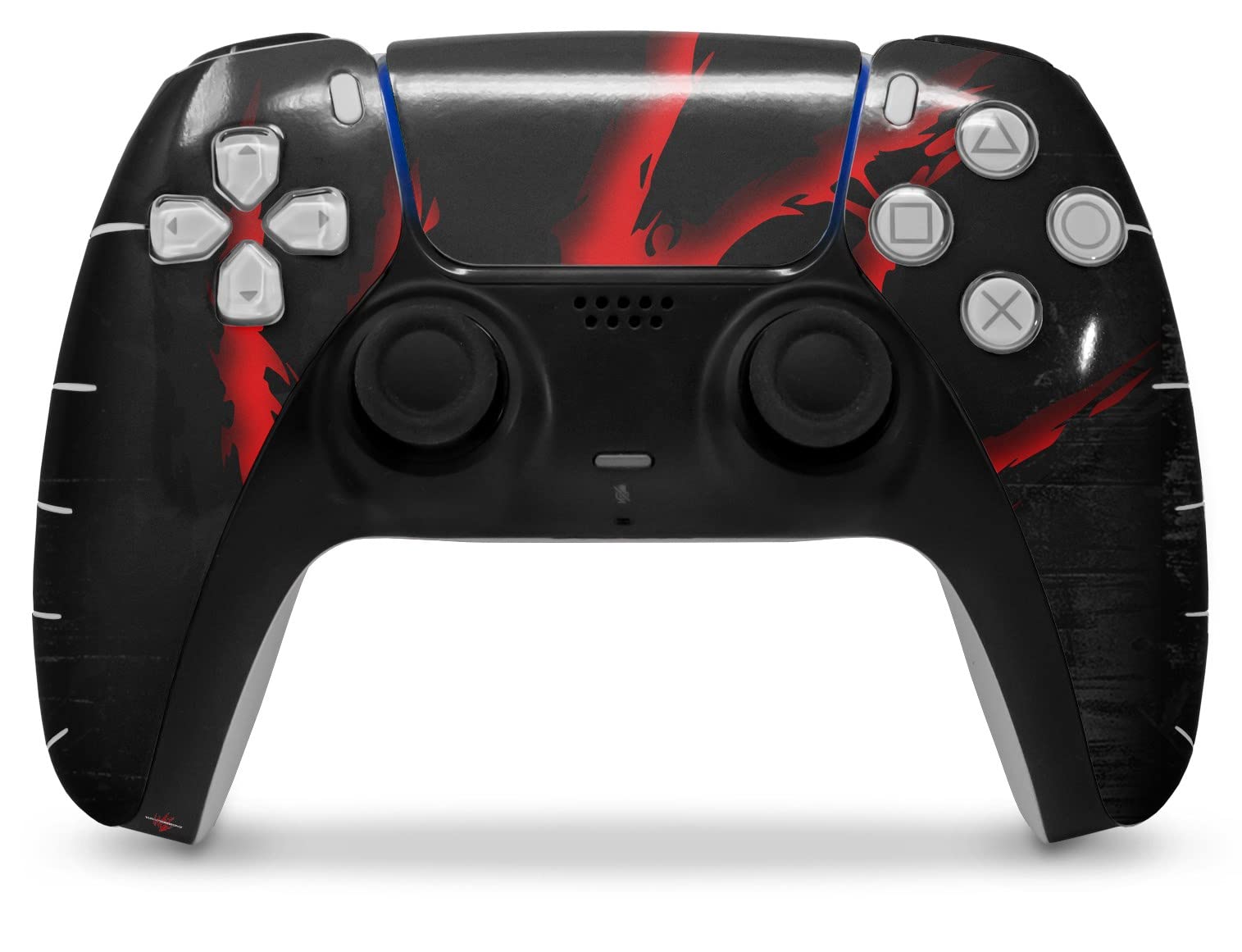 PS5 DualSense Controller Skin Wrap - Black for Gaming & Protection