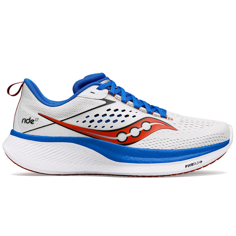 Men's Saucony Ride 17 Running Shoes - Lightweight Cushioned Road Running Sneakers for Men | Perfect for Jogging, Marathon Training & Daily Workouts