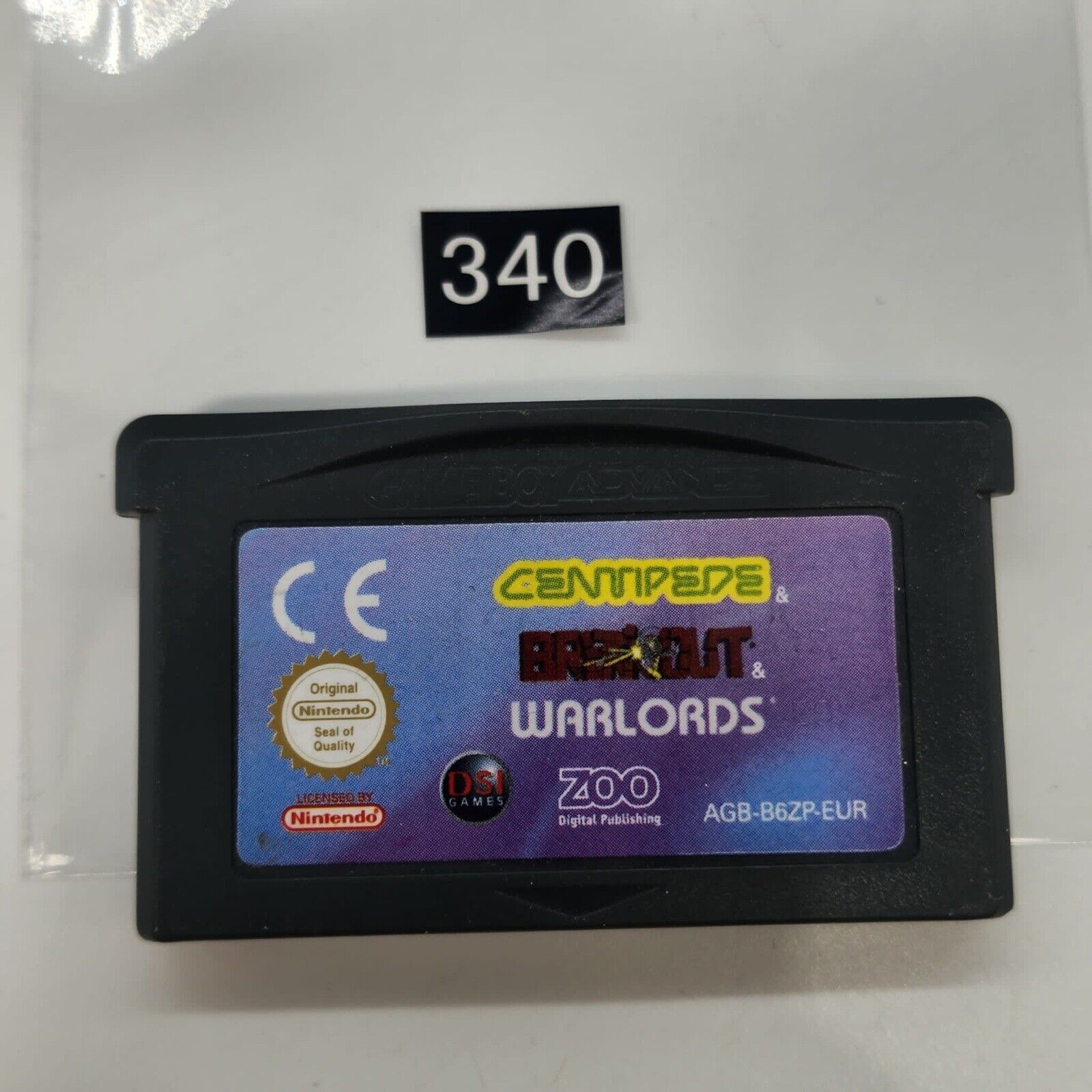 Centipede, Breakout & Warlords - Classic Nintendo Gameboy Advance (GBA) Game Bundle - Perfect for Retro Gaming & Nostalgic Entertainment