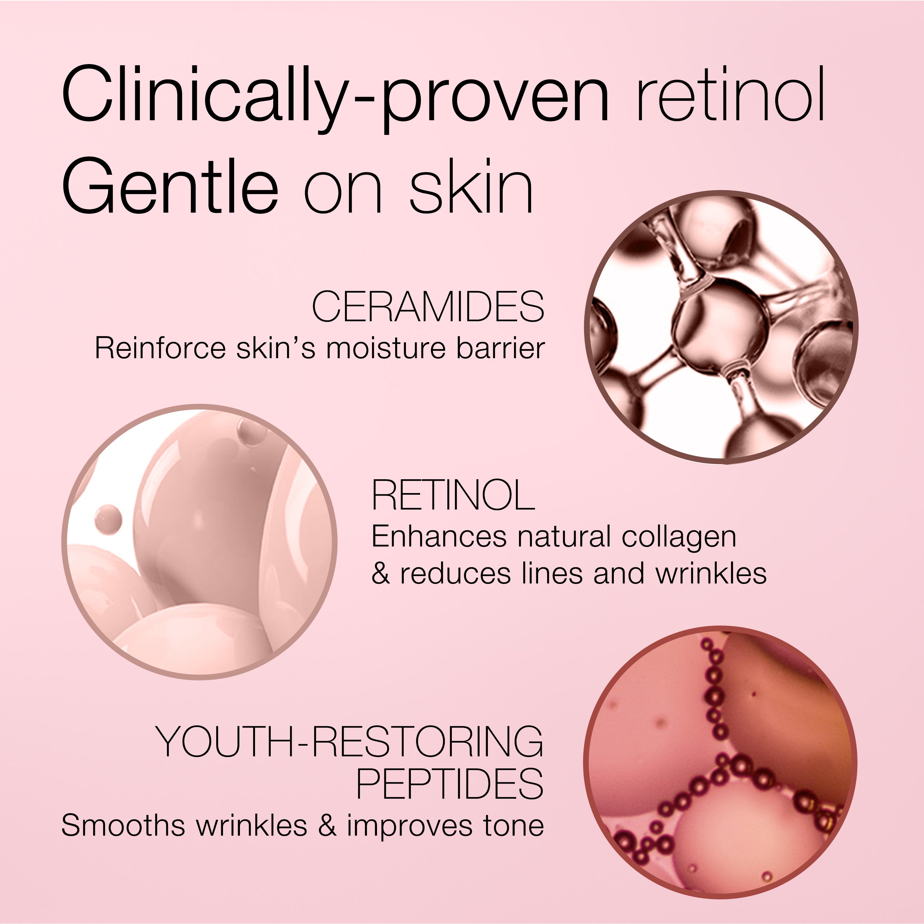Retinol Ceramide Capsules Anti-Aging Night Serum for Wrinkles & Fine Lines | Deep Hydration & Skin Repair | Perfect for Nighttime Skincare Routine
