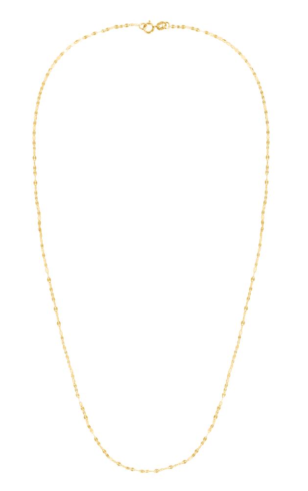 14K Gold 1.4mm Mirror Rolo Chain Necklace - Elegant Layering Jewelry for Women, Perfect for Everyday Wear, Gifts & Special Occasions