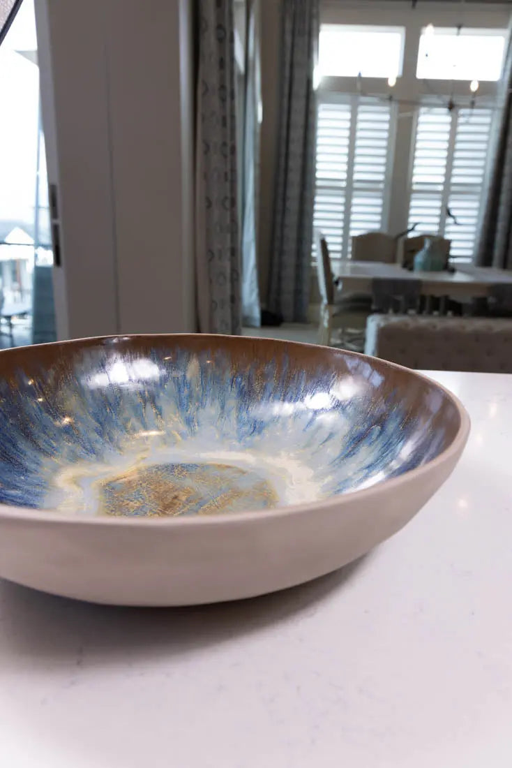 Custom Giant Bowl - Handcrafted by Dan Pearce | Perfect for Large Salads, Snacks & Entertaining | Unique Personalized Serving Bowl for Home & Parties