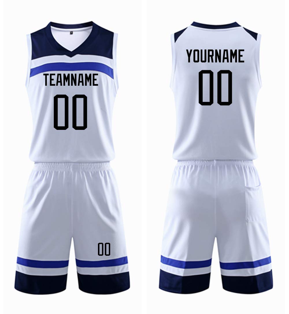 Custom Basketball Jerseys Personalized with Name & Number - Men's Women's Youth Team Uniforms for Games, Practice & Fan Support