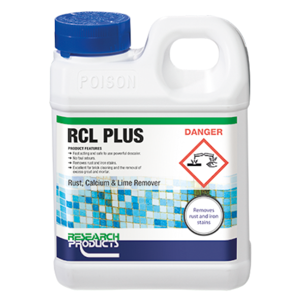 RCL Plus Rust, Calcium & Lime Remover - Heavy Duty Cleaner for Bathroom, Kitchen & Outdoor Use - Eliminates Stains on Tiles, Sinks & Fixtures
