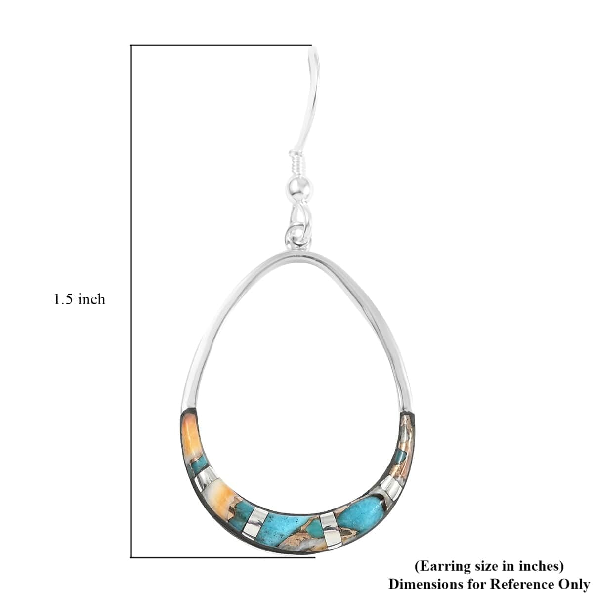 Santa Fe Style 925 Sterling Silver Turquoise Dangle Earrings for Women - Boho Western Jewelry, Birthday Gifts for Her - Perfect for Casual Wear, Festivals & Southwest Fashion